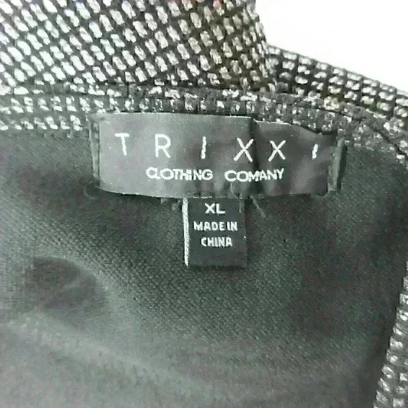 NEW! TRIXXI Clothing Company Women’s XL Metallic Dress - Picture 4 of 5